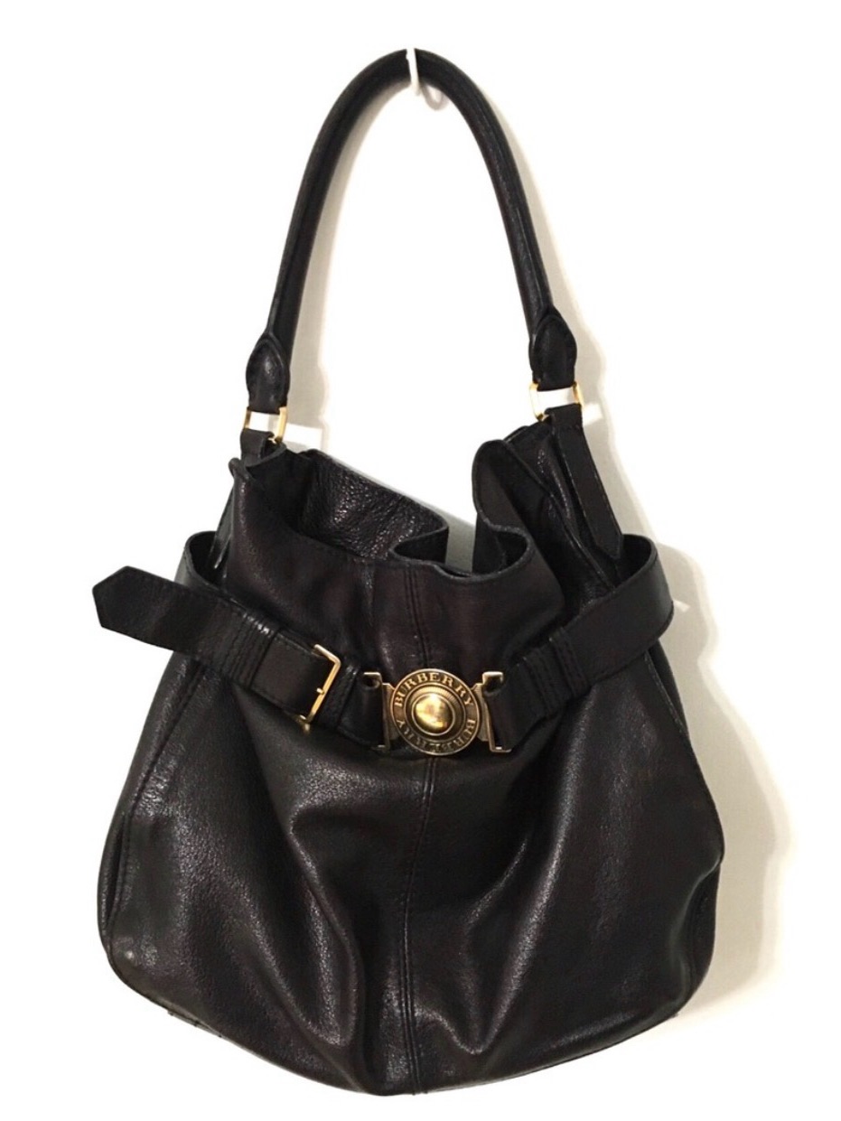 Burberry Black Shoulder Bag - Vintage